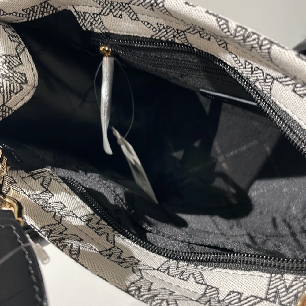Michael Kors small shopper crossbody black multi jacquard - Picture 5 of 7